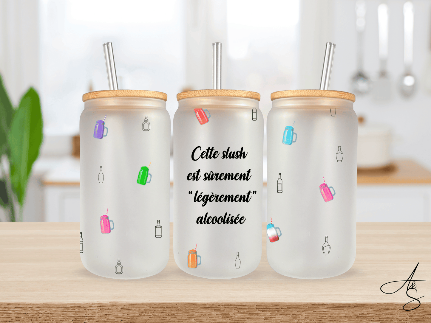 Slush légèrement alcoolisée