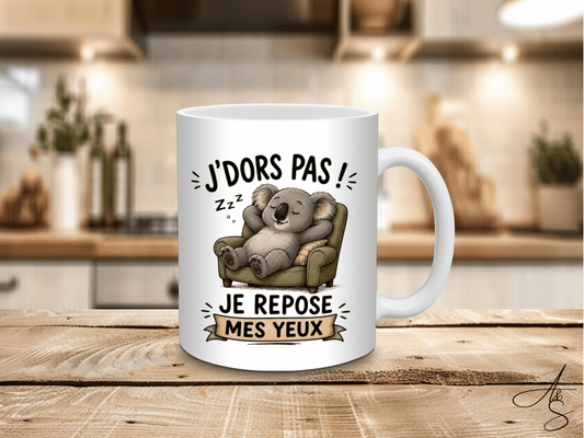 J’dois pas ! Je repose mes yeux