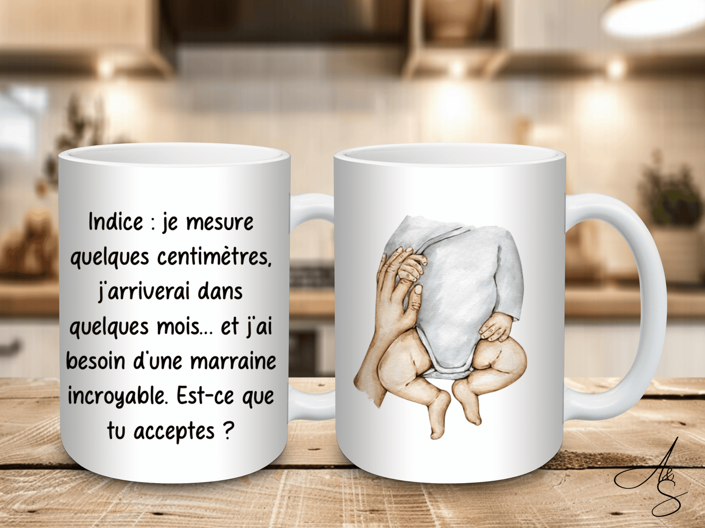 Annonce de grossesse marraine