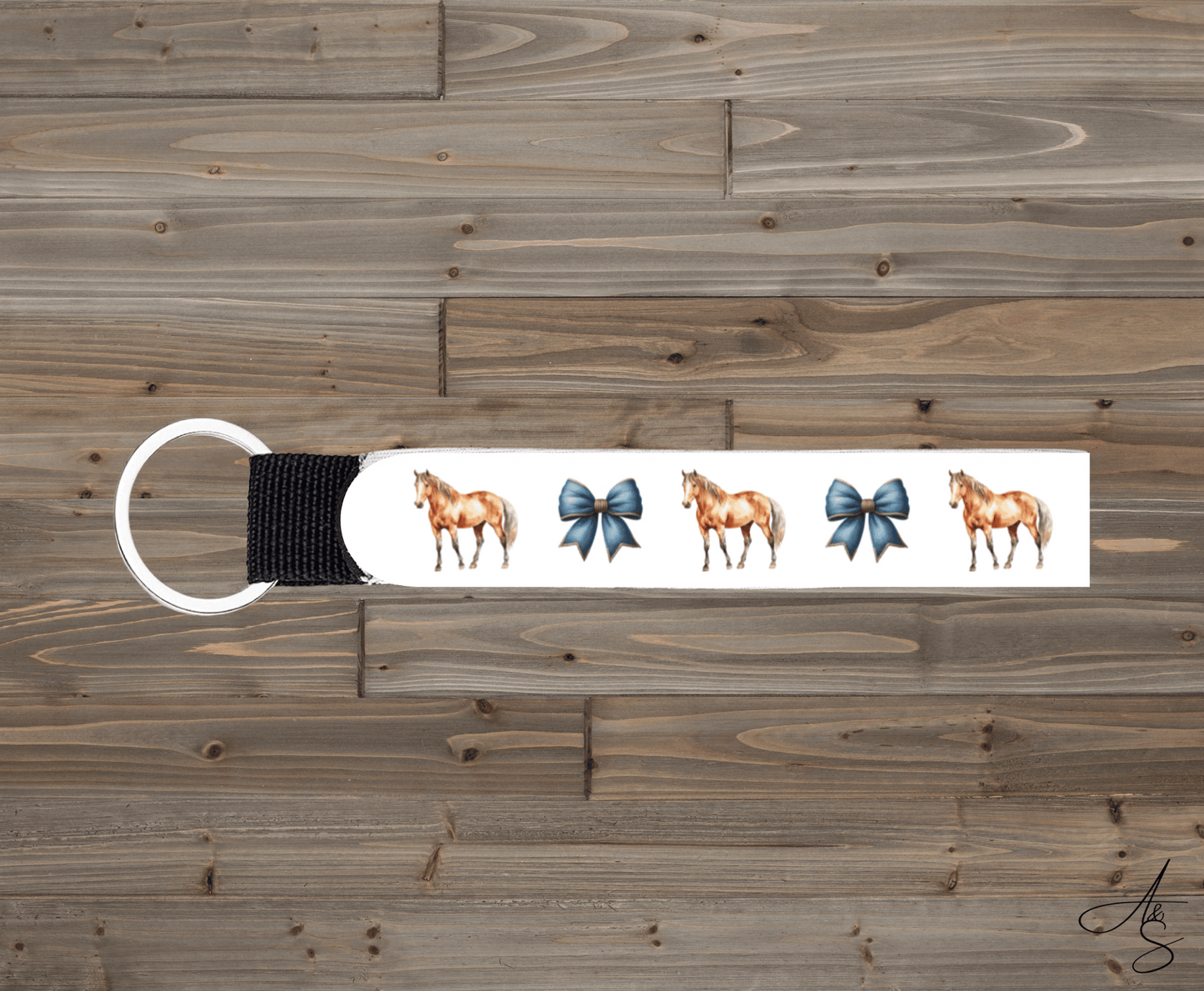 Cheval & boucle bleu