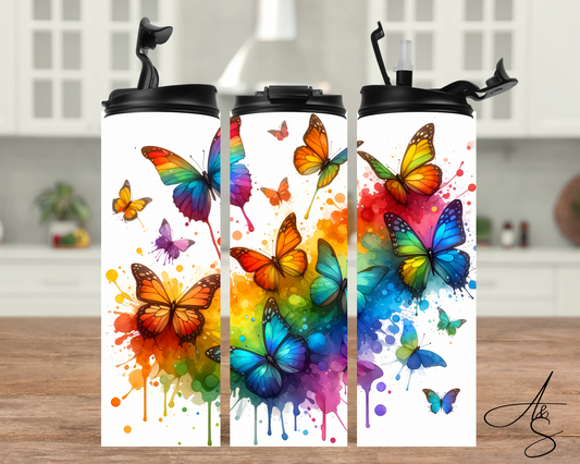 Papillons colorés