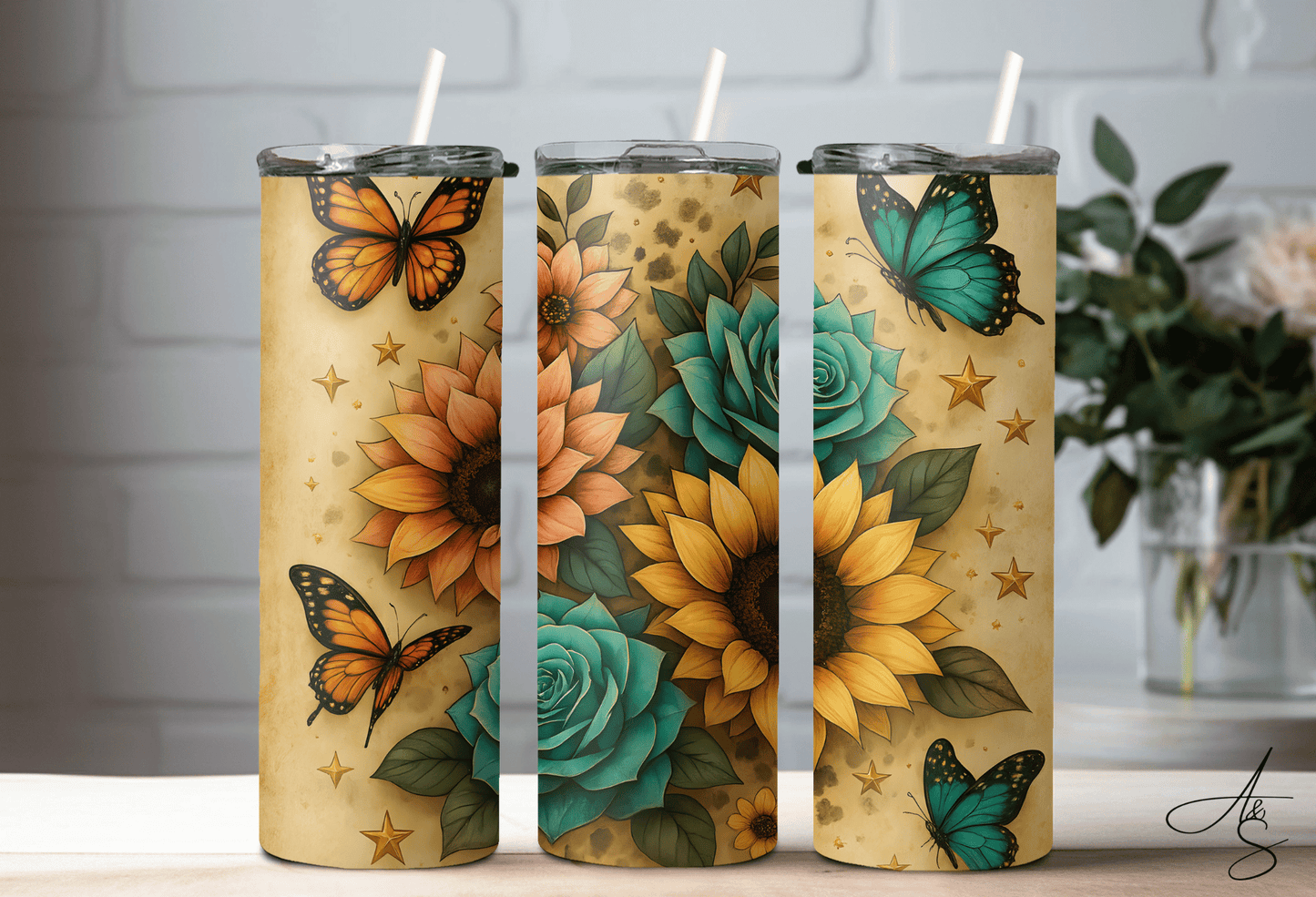 Fleurs & papillons