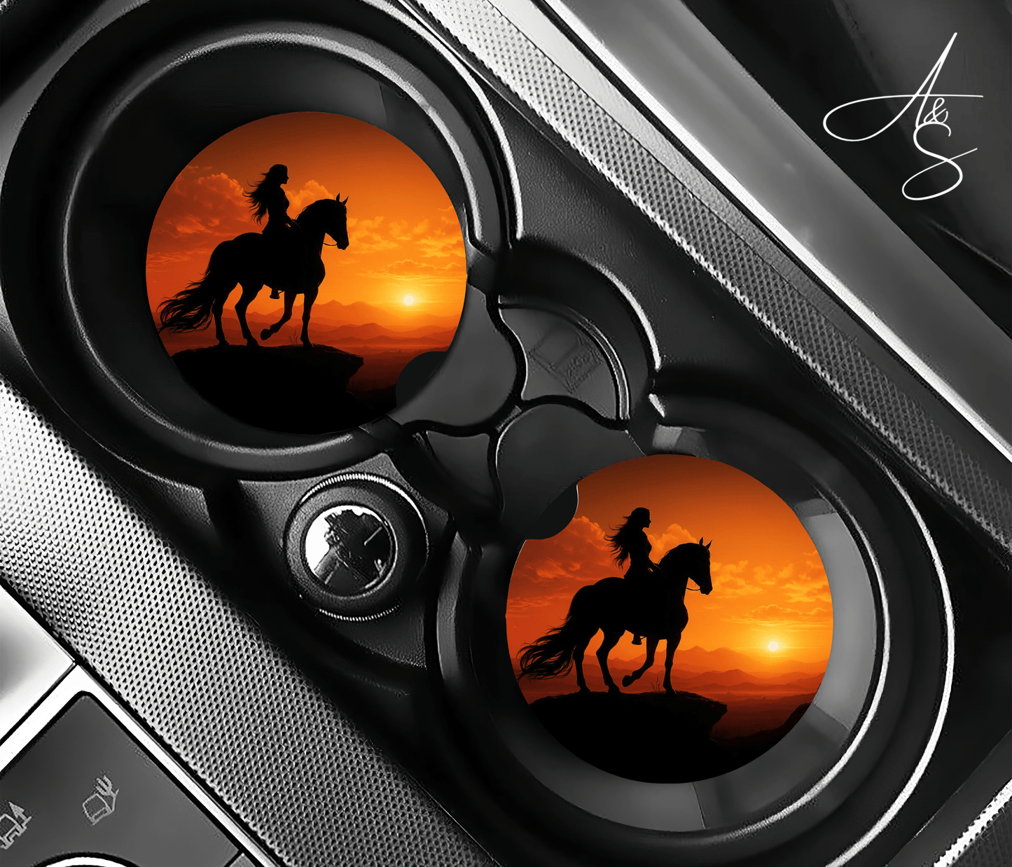 Cowgirl & son cheval