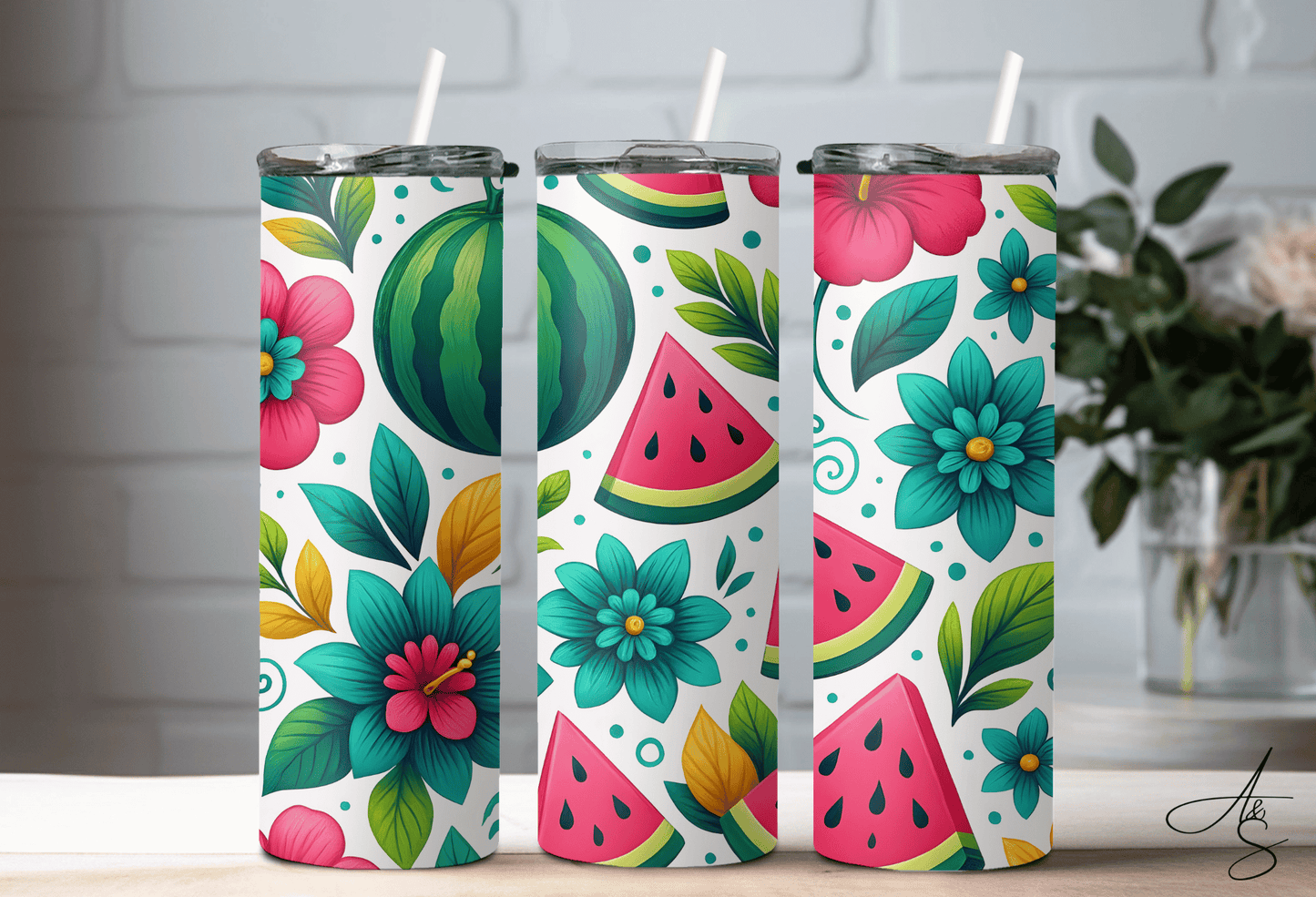 Melons & fleurs
