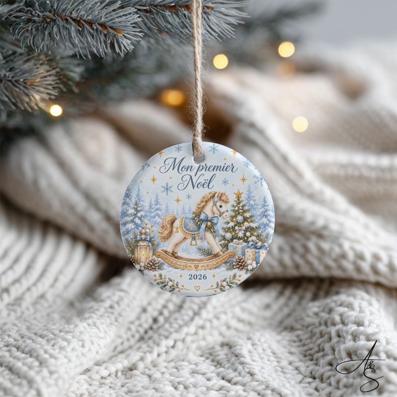 Cheval à bascule : Mon premier Noël 2026