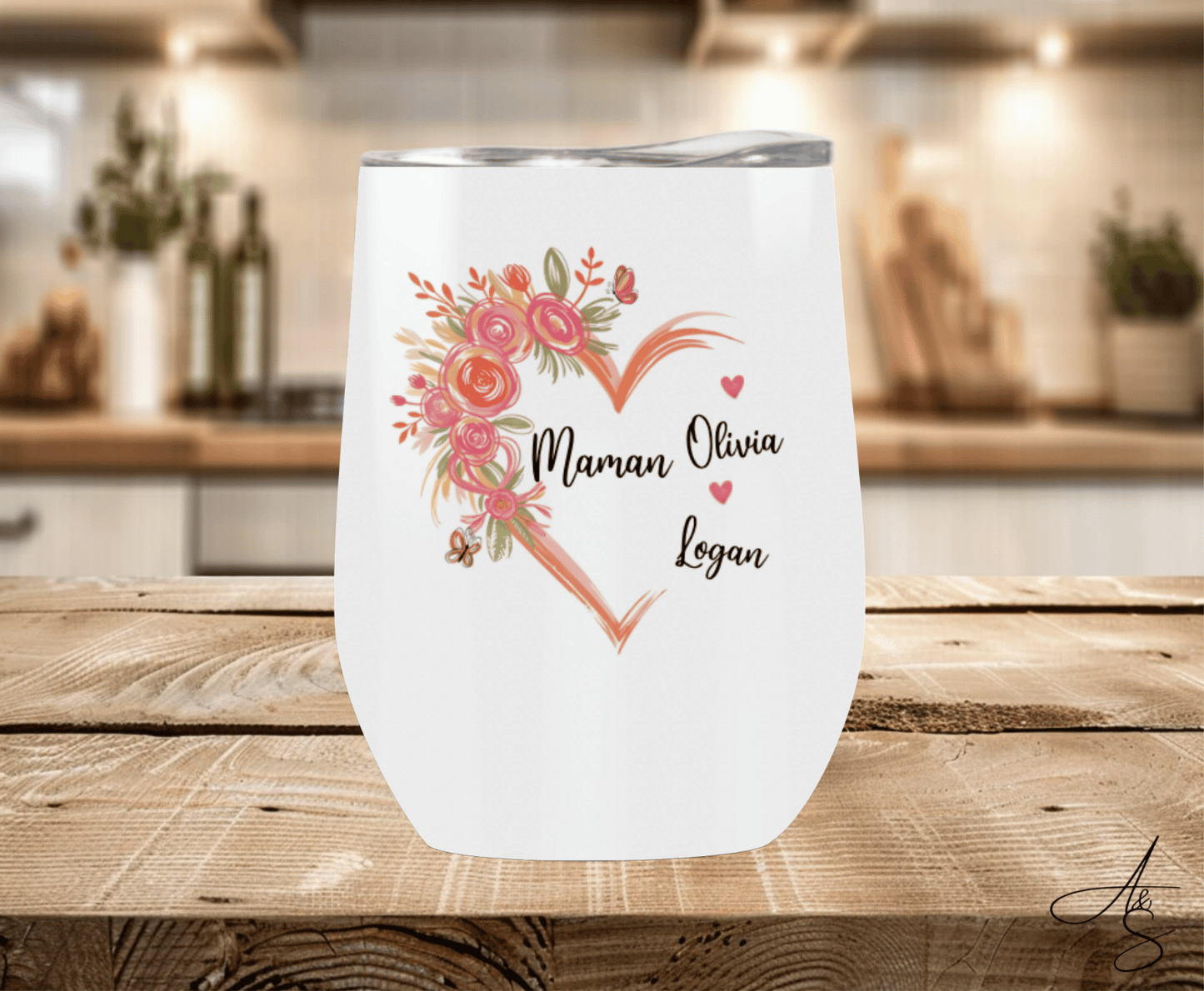 Cœur de maman personnalisé
