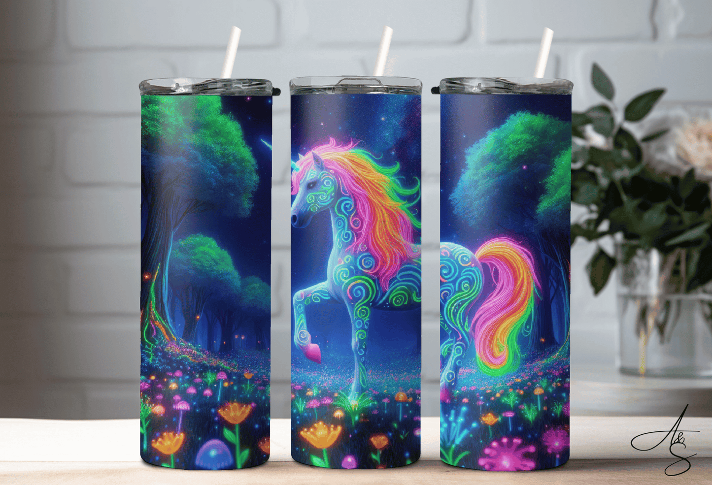 Licorne néon
