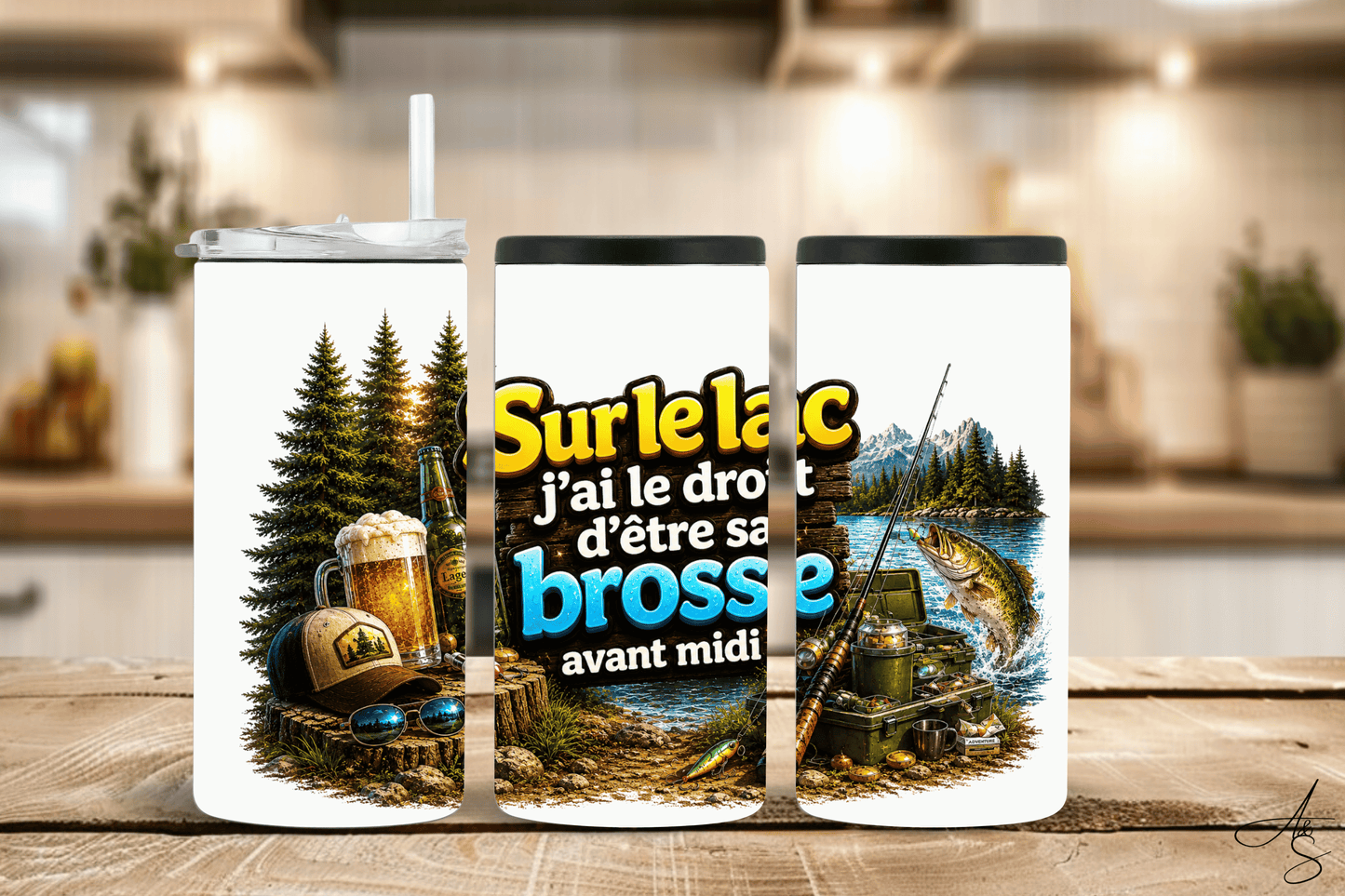 Sur le lac j’ai le droit d’être sa brosse avant midi