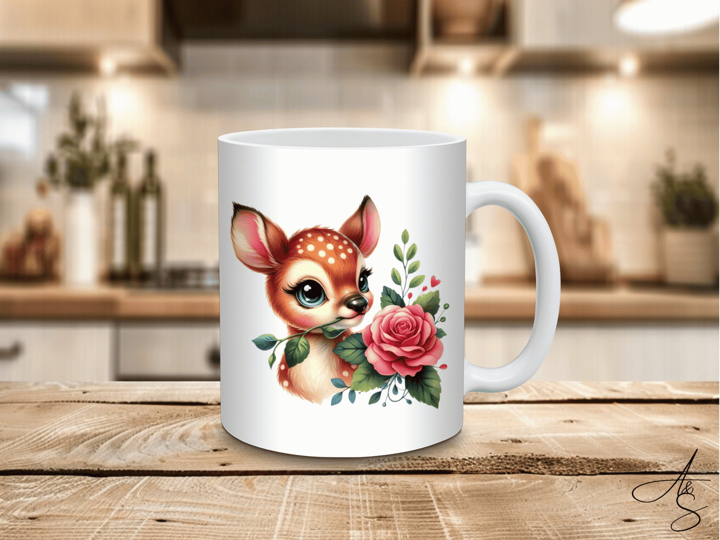 Chevreuil & rose