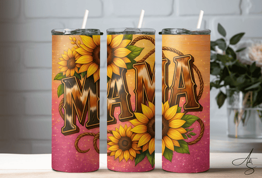 Mama western & tournesols