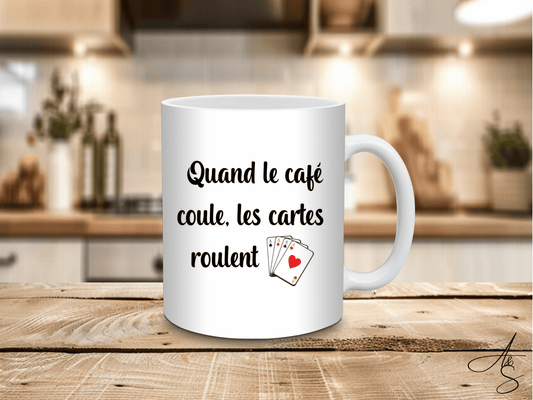 Quand le café coule, les cartes roulent