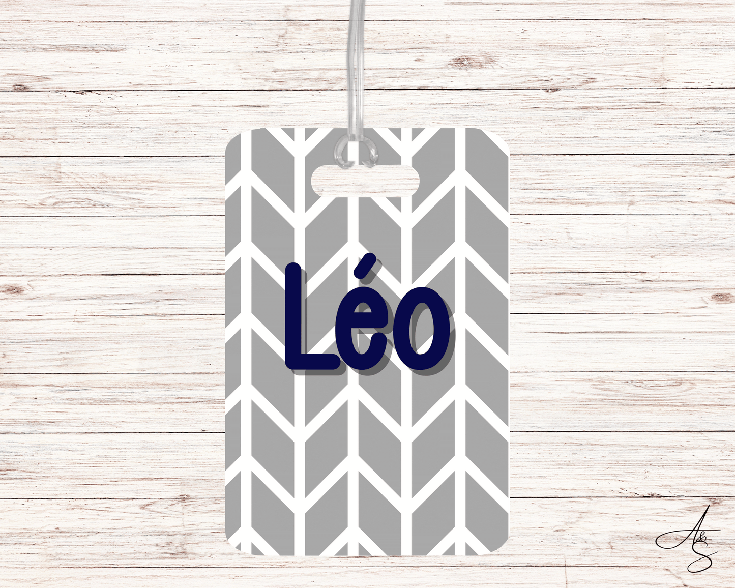 Gris & ligne blanche