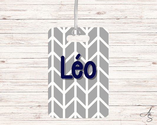 Gris & ligne blanche