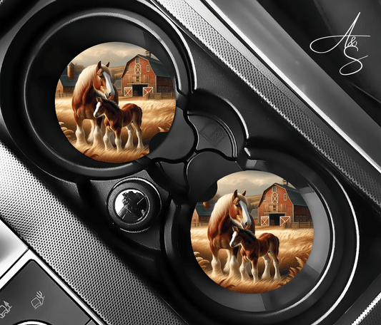 Chevaux à la ferme