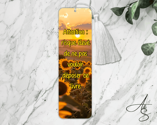 Risque élevé de ne pas vouloir déposer ce livre