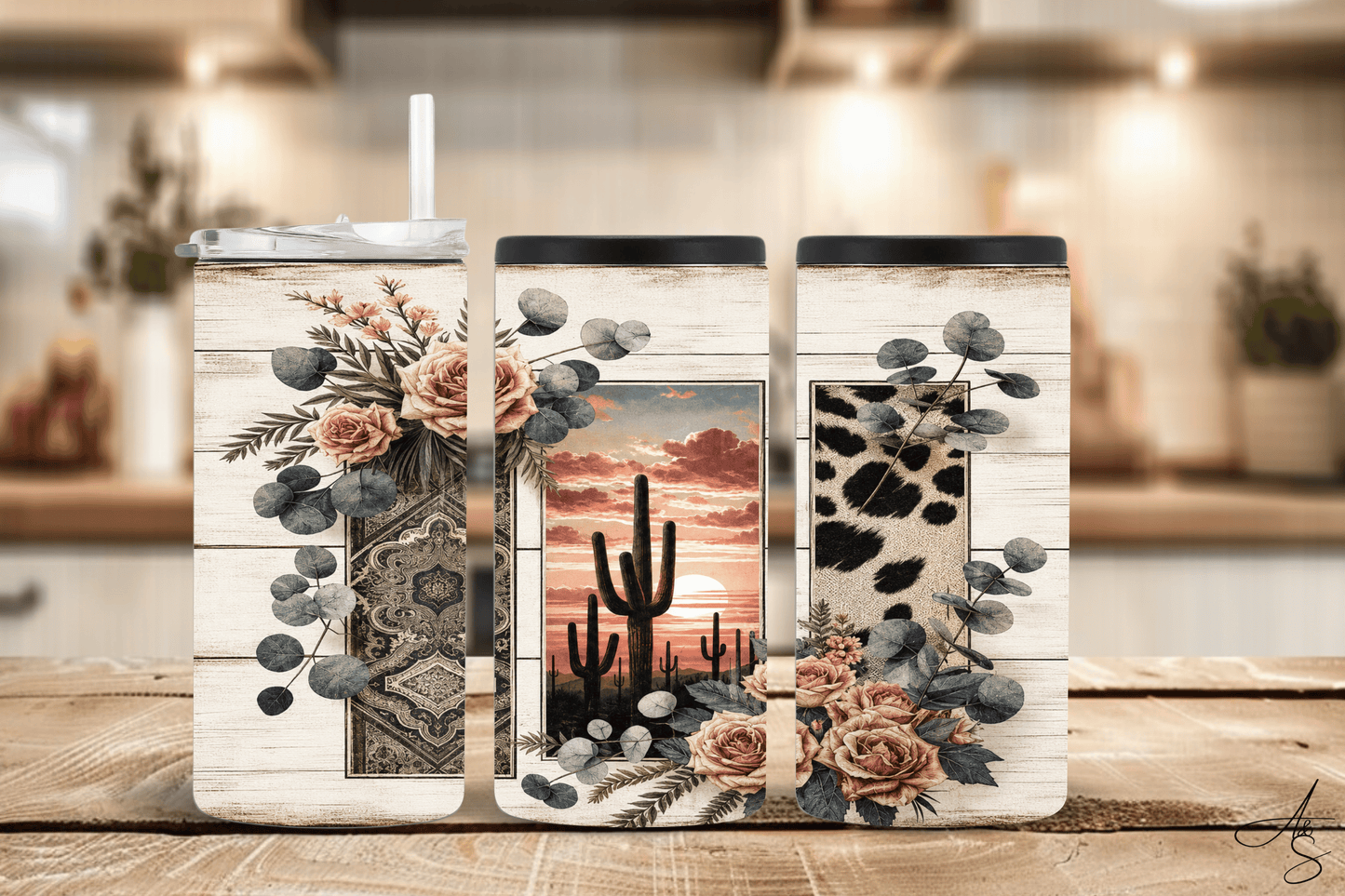 Cactus et fleurs