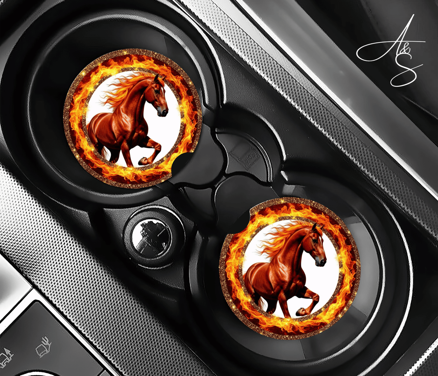 Cheval & anneau de feu