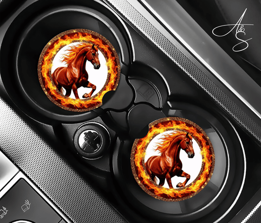 Cheval & anneau de feu