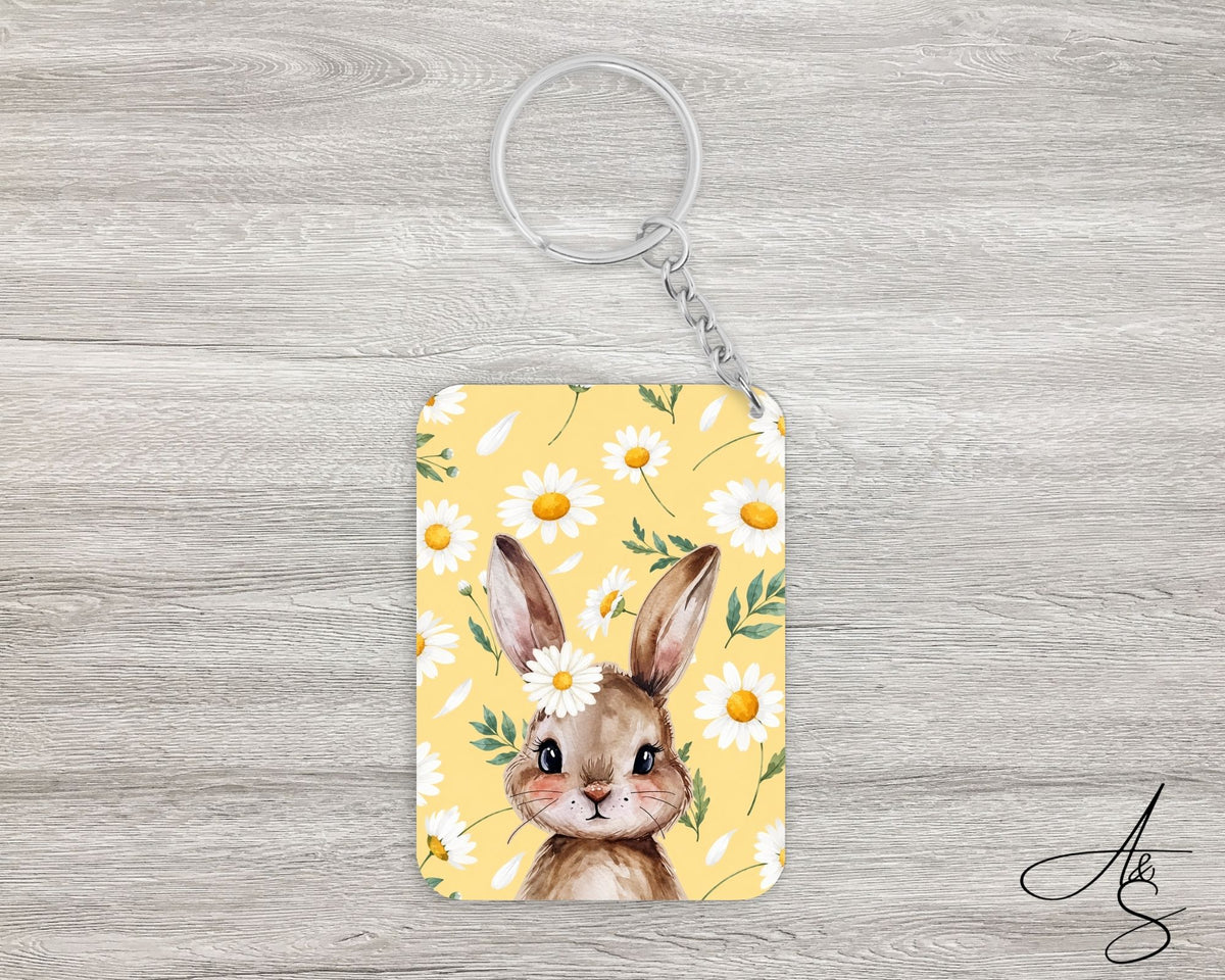 Lapin & marguerites