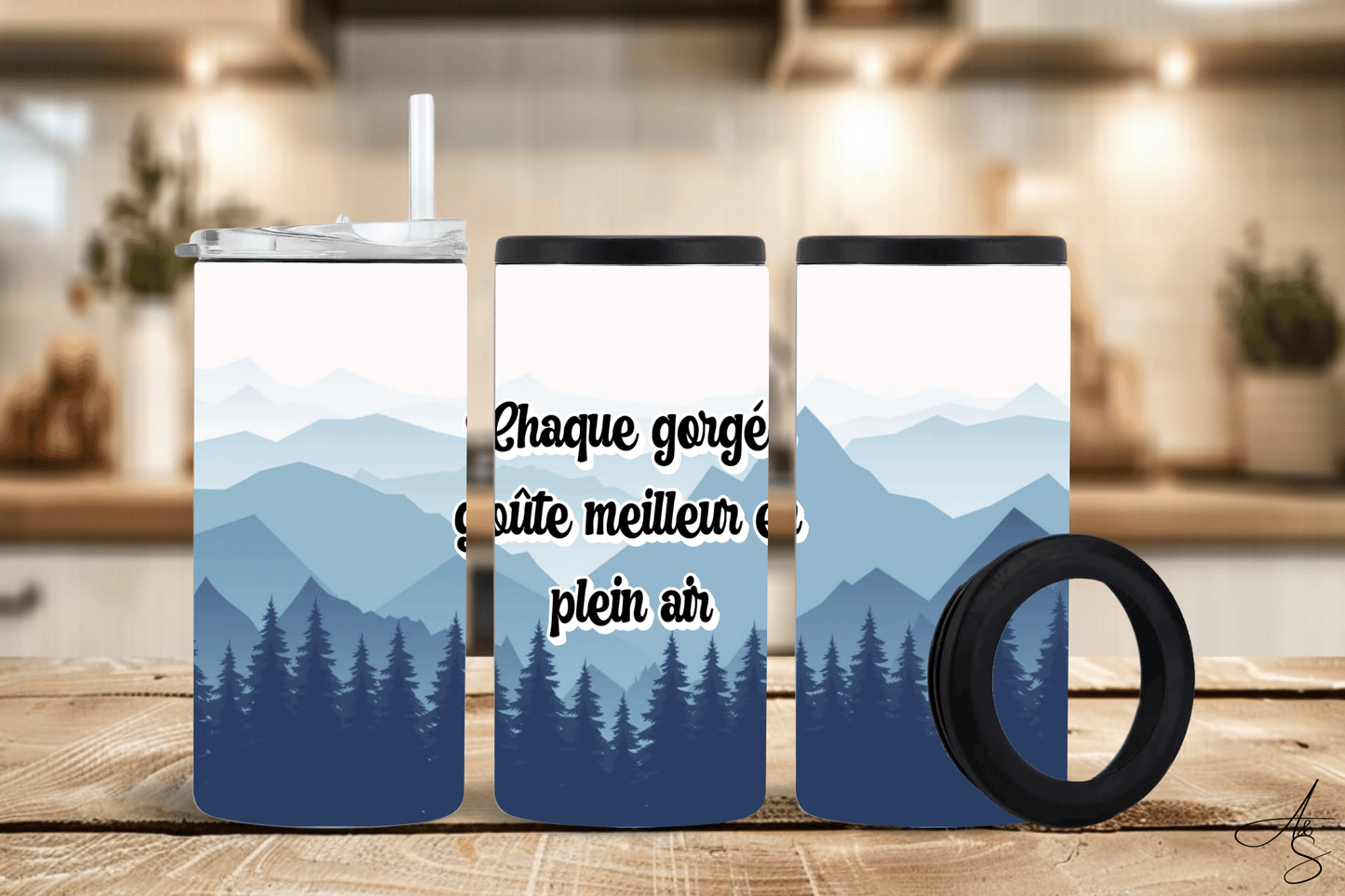 Chaque gorgée goûte meilleur en plein air