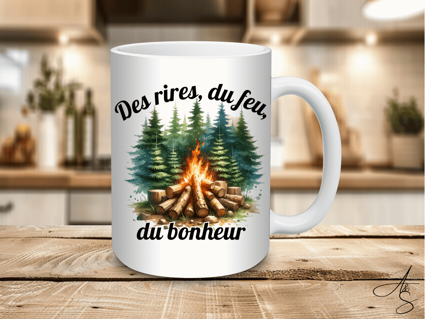 Des rires, du feu, du bonheur