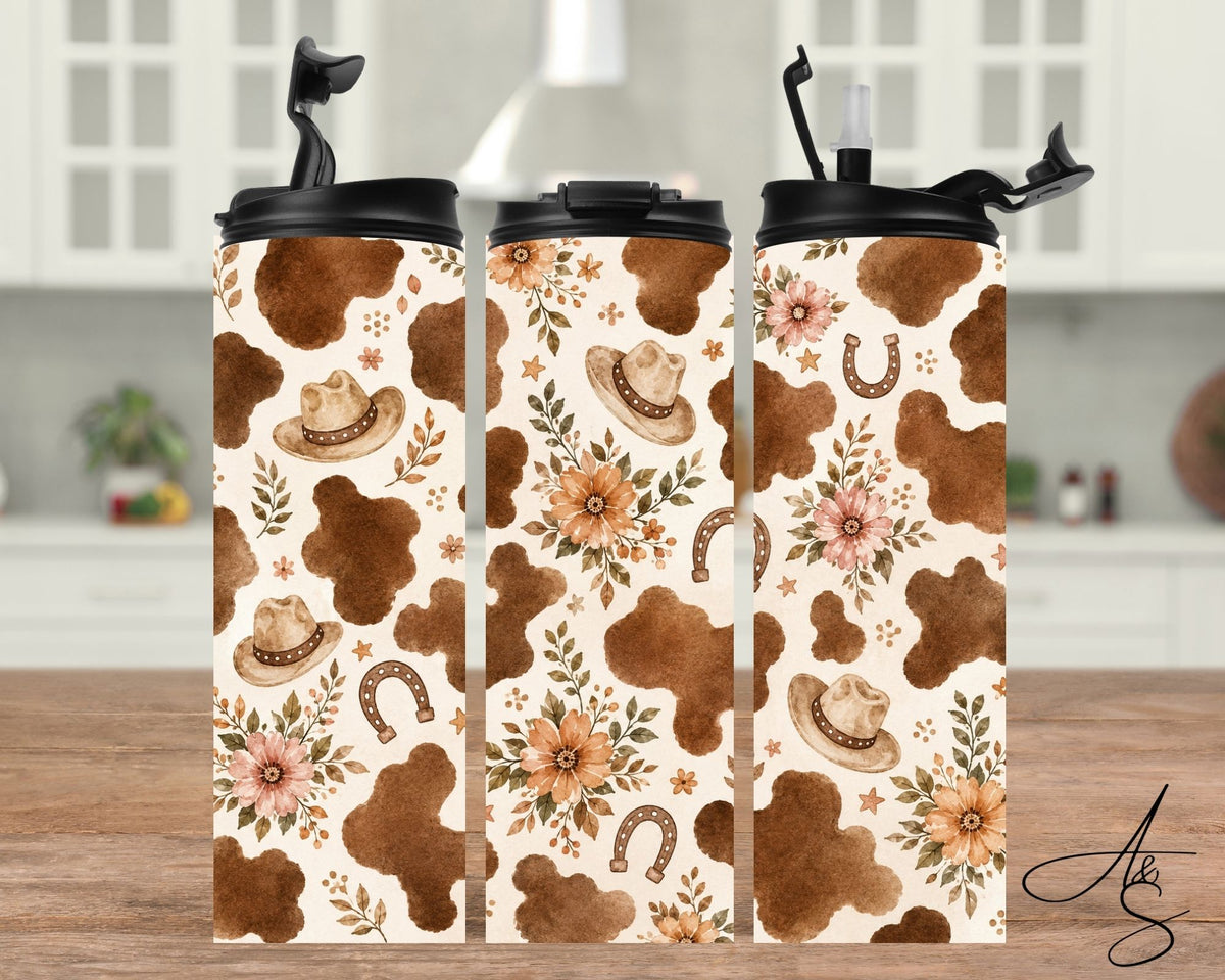 Motif de vache western