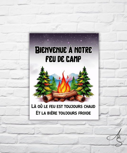 Bienvenue à notre feu de camp