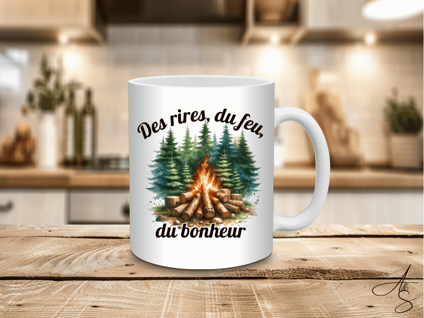Des rires, du feu, du bonheur