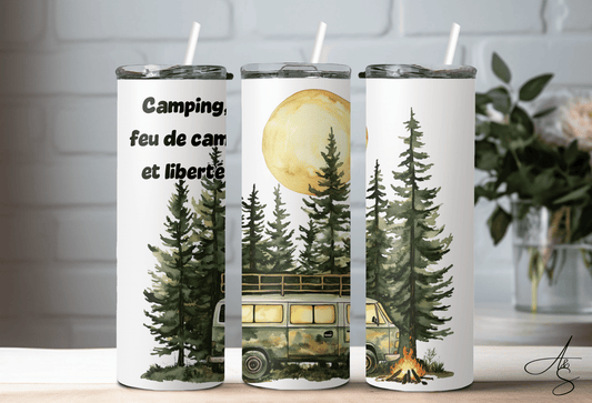 Camping, feu de camp & liberté