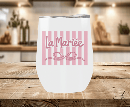 La mariée/Demoiselle d’honneur rose