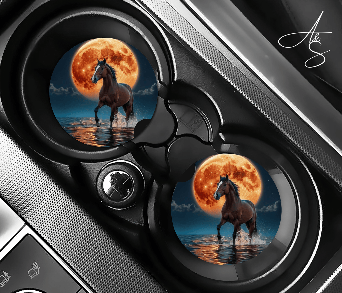 Cheval au clair de lune