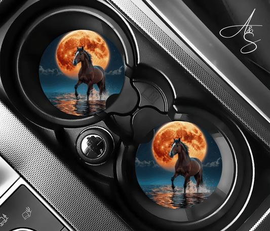 Cheval au clair de lune