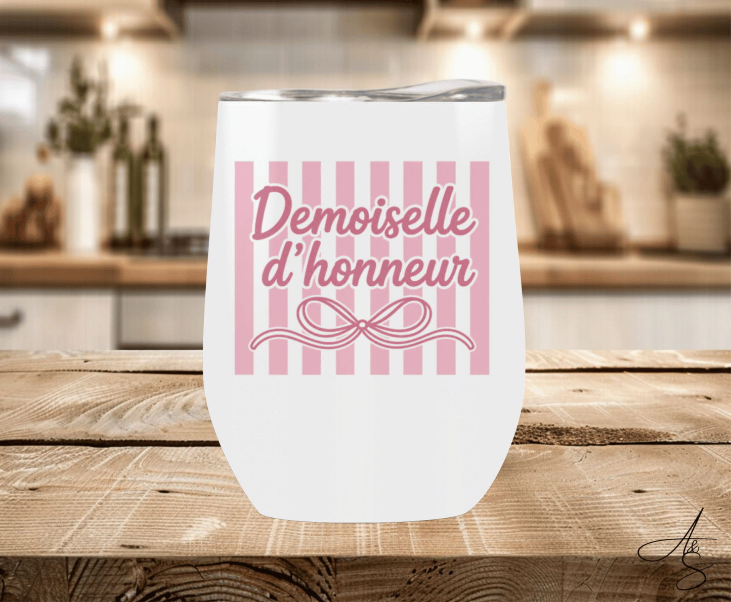 La mariée/Demoiselle d’honneur rose