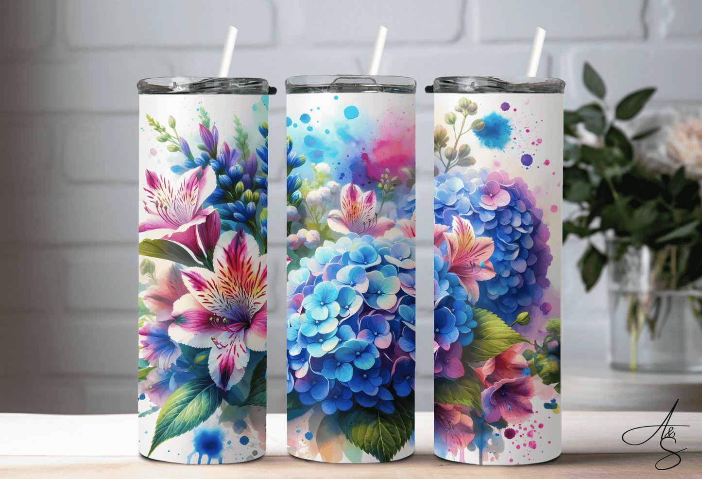 Fleurs bleues