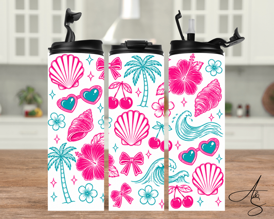Coquillage & hibiscus