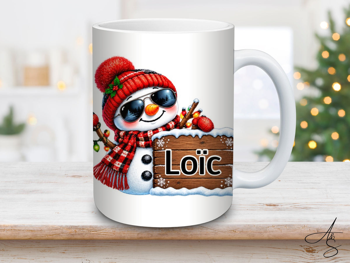 Bonhomme de neige personnalisé