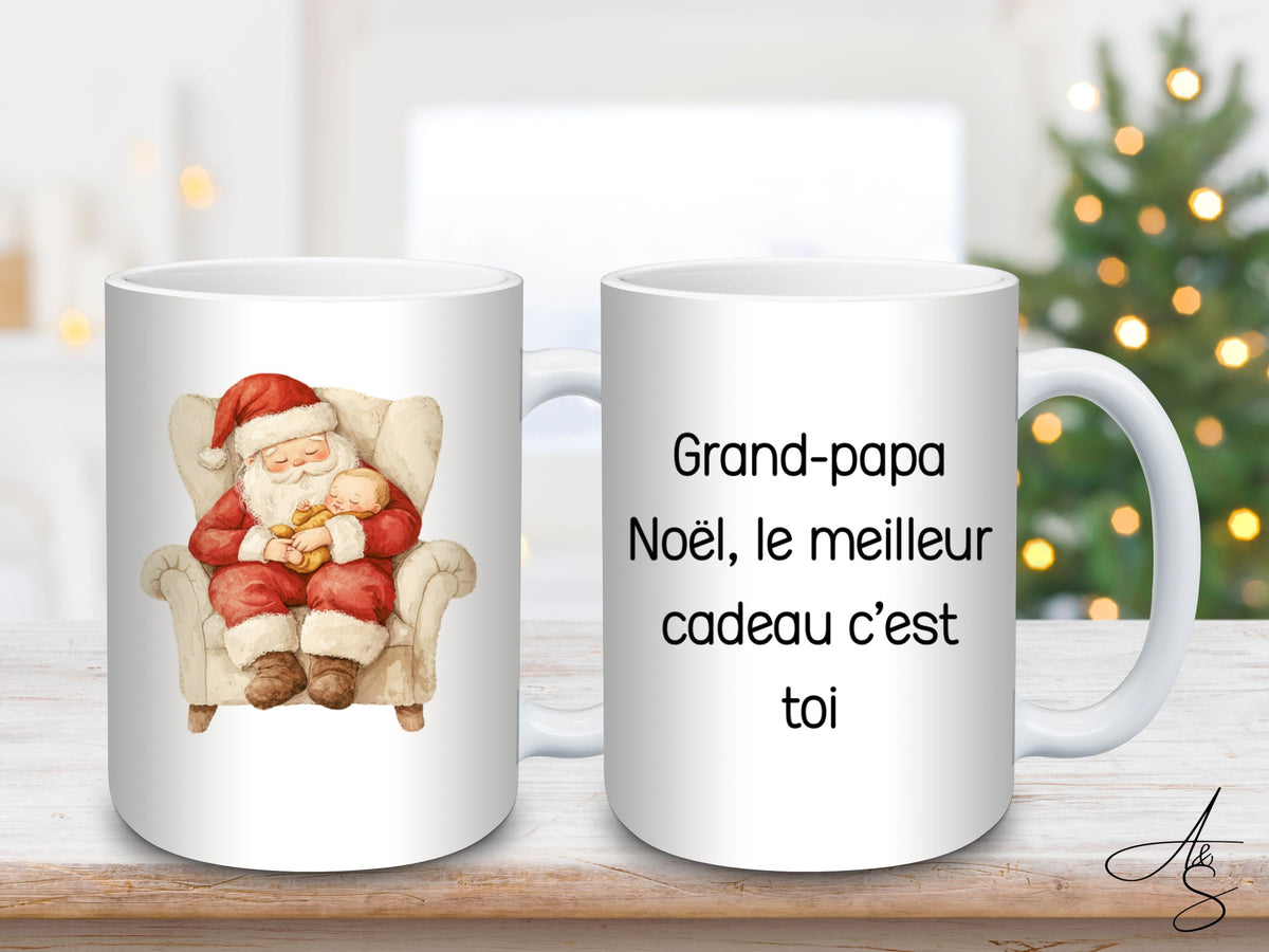 Grand-papa Noël, le meilleur cadeau c’est toi