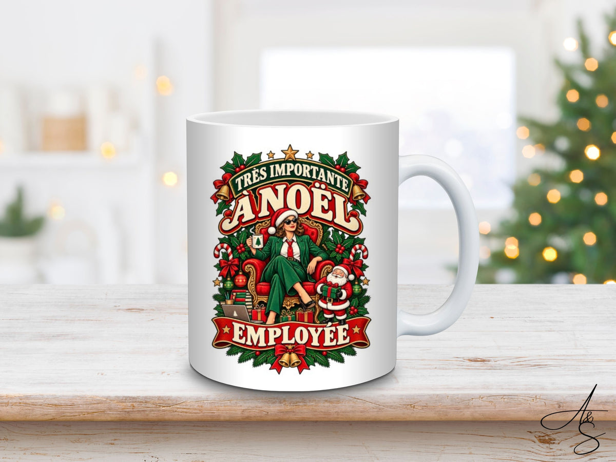 Très importante à Noël employée