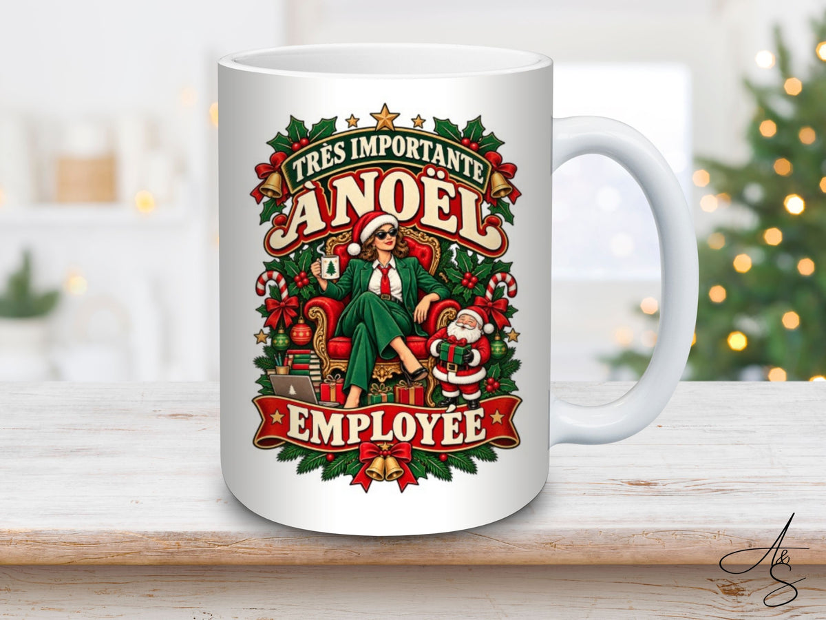 Très importante à Noël employée